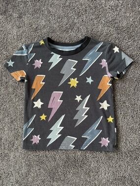 Little Sleepies Lightning Bolts Shirt - 2T